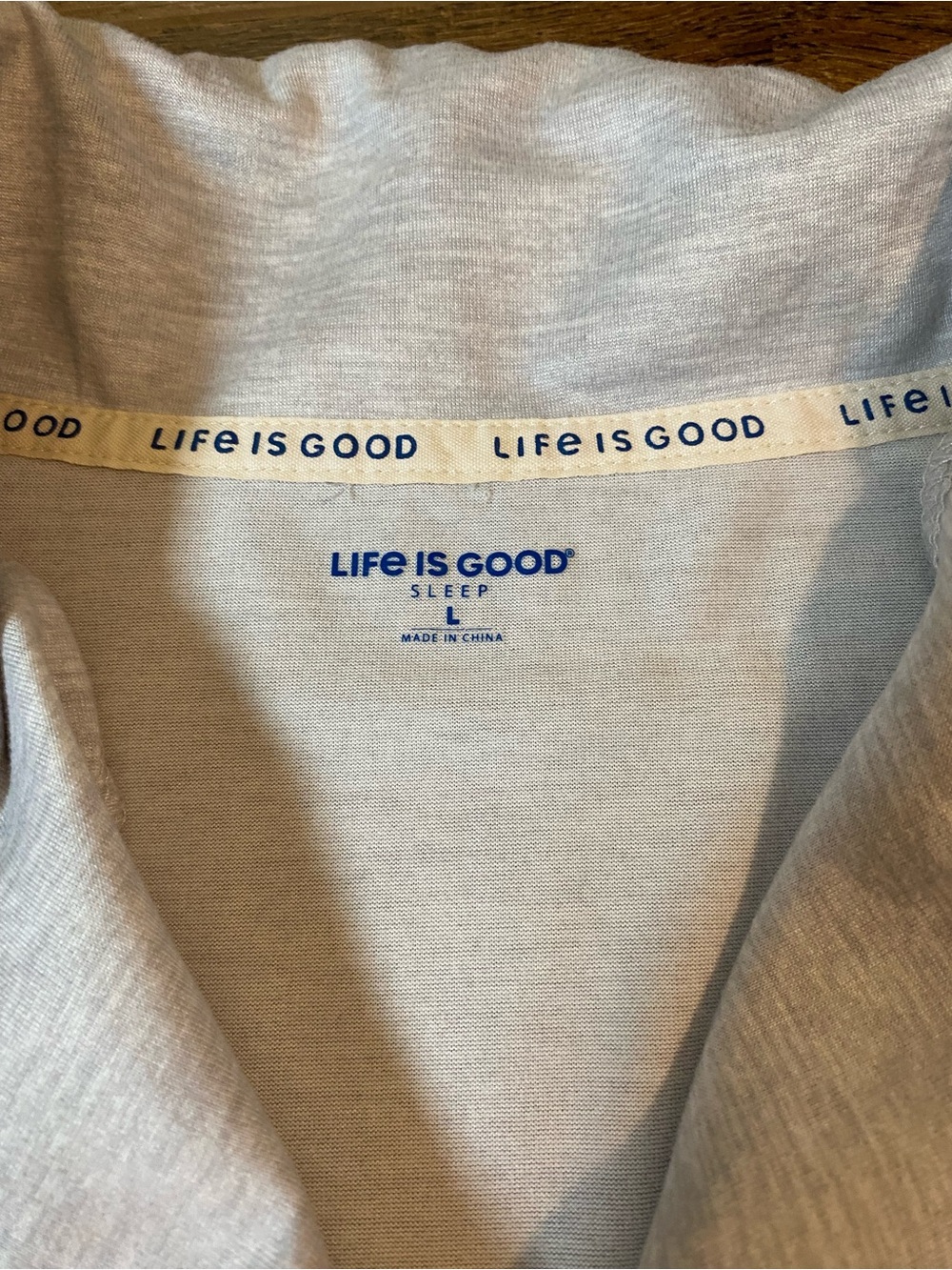 Life Is Good grey pajama set size large - Picture 5 of 14